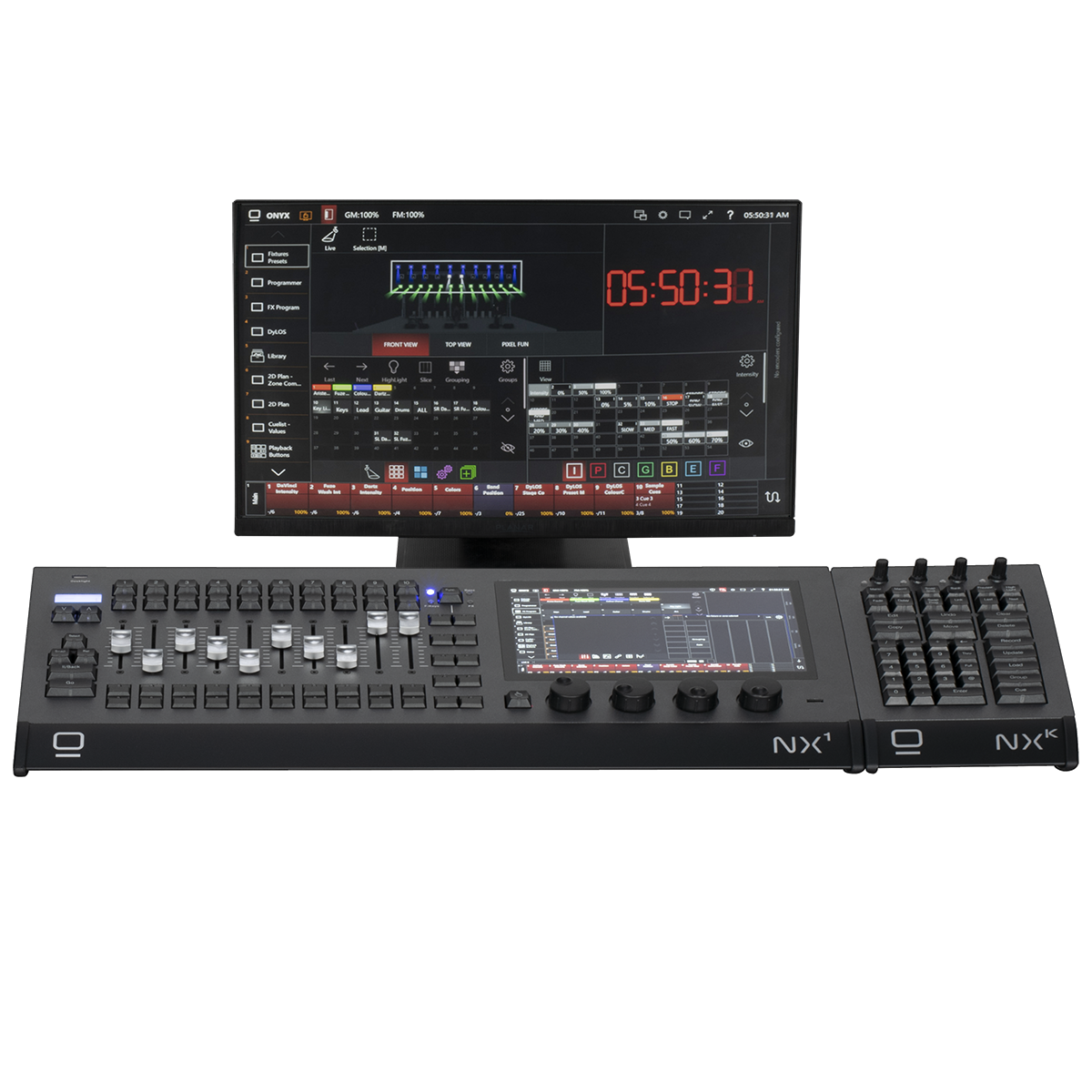 Elation NX1-16 NX1-16;16U Console, 10 Motorfader, 4xDMX
