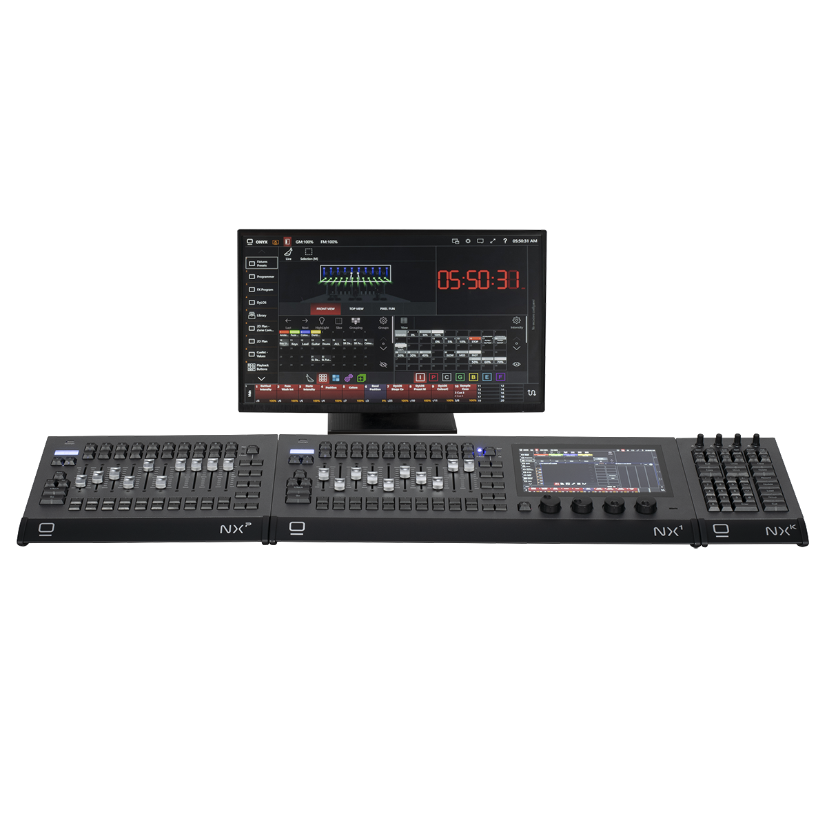 Elation NX1-16 NX1-16;16U Console, 10 Motorfader, 4xDMX