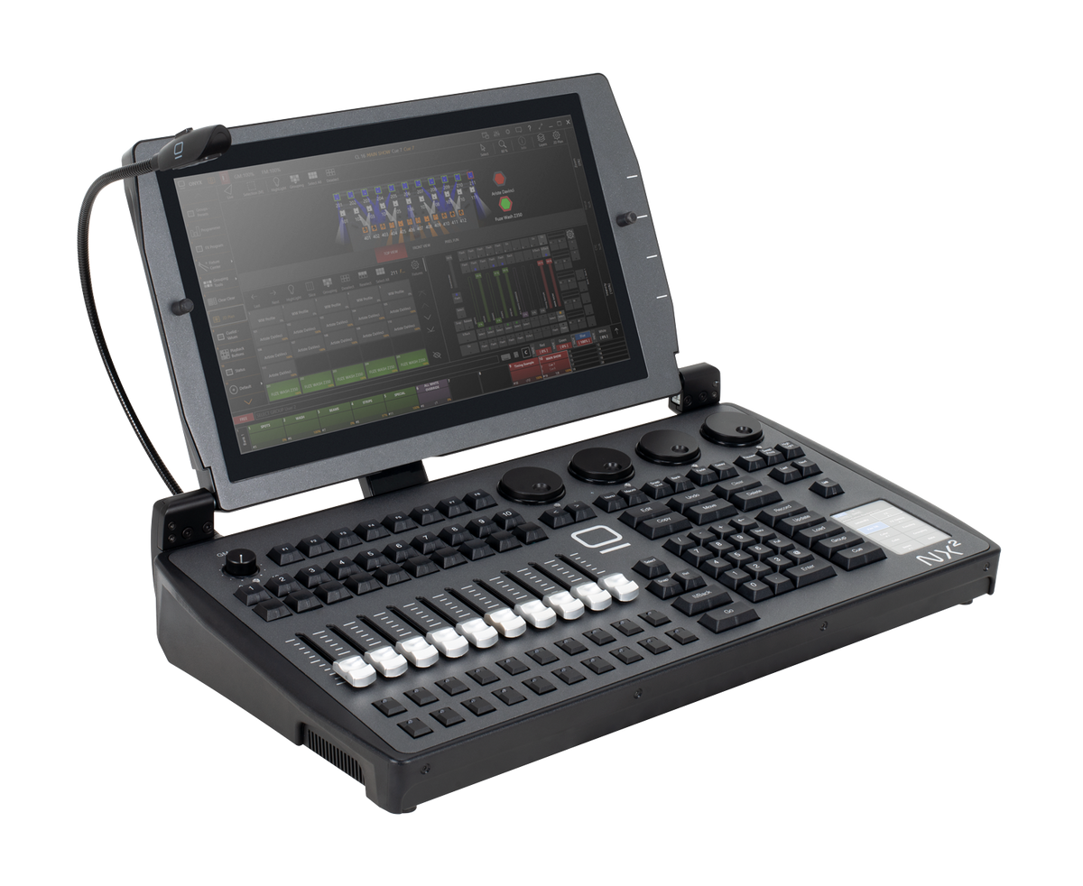 Elation NX2; 64U Console, 10 Fader, 4xDMX