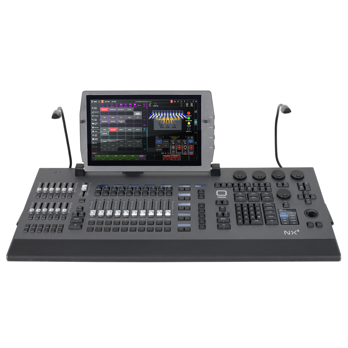 Elation NX4 NX4; 64U Console, 10 Motorfader, 4xDMX