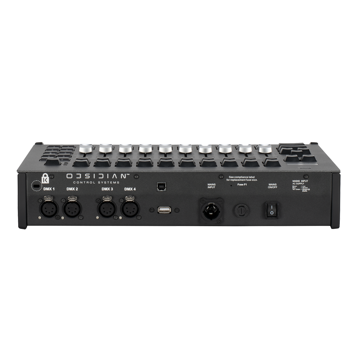 Elation NX-P; Playback Wing, 10 Motorfader,4xDMX