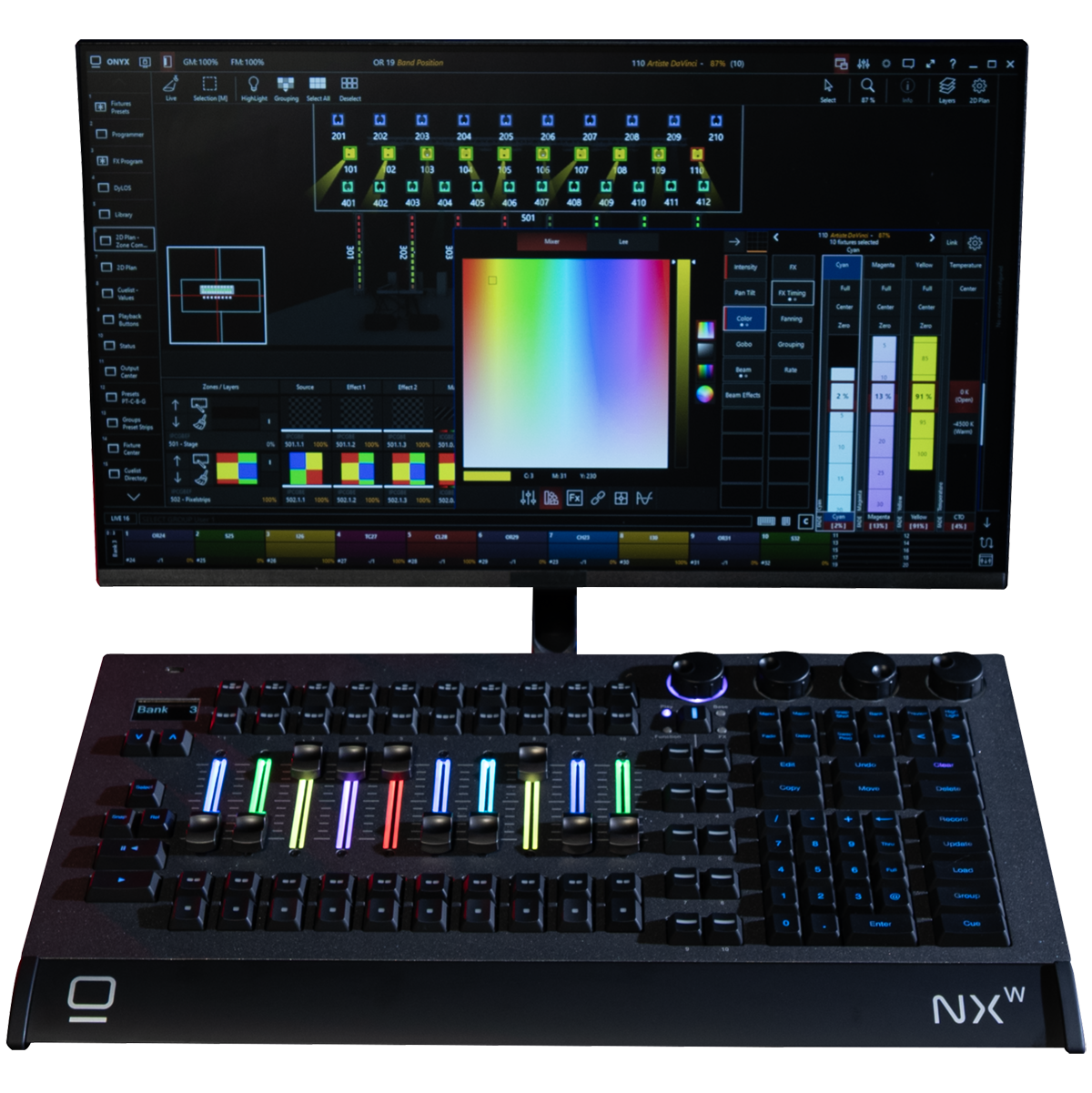 Elation NX W, ONYX USB PC Control Wing 16 Univ