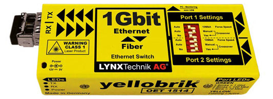 Lynx Technik AG OET 1514 1GbE Ethernet to Fiber Optic Transceiver