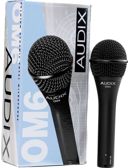 Audix OM6 Professional Dynamic Vocal Microphone - PSSL ProSound and Stage Lighting