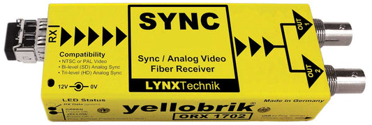 Lynx Technik AG ORX1702 Sync/Analog Video Receiver (LC Connector)