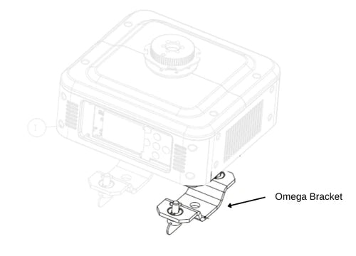 Ayrton GP50501990151C Replacement Steel Omega Bracket
