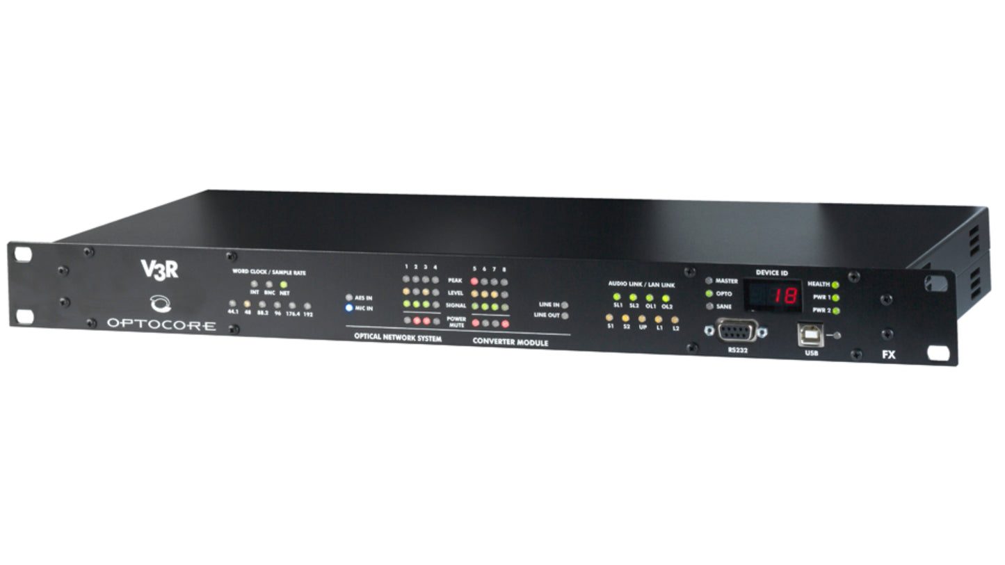 Optocore V3R-FX AD/DA Fiber Converter