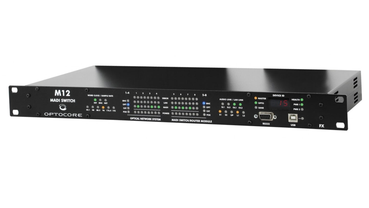 Optocore M12 MADI Router/Switch