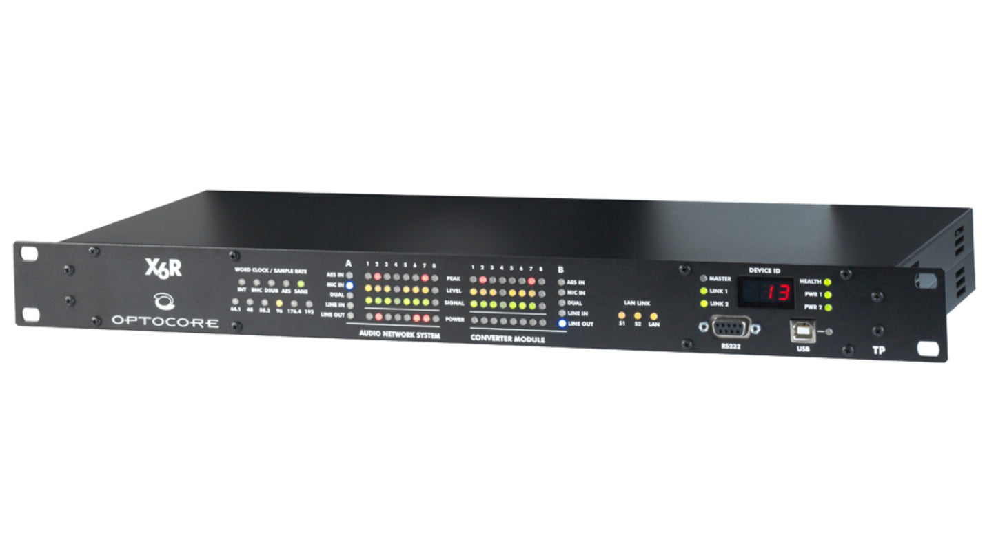Optocore X6R-FX AD/DA Fiber Converter