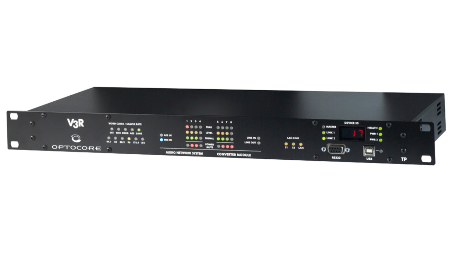 Optocore V3R-TP AD/DA Fiber Converter
