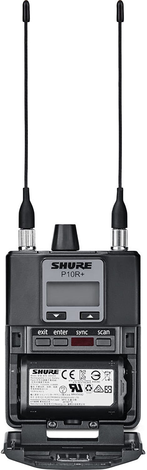 Shure P10TR+425CL-G10 PSM1000 Monitor System - Dual Transmitter/2x Bodypacks/2x Earphones - G10 Band - PSSL ProSound and Stage Lighting