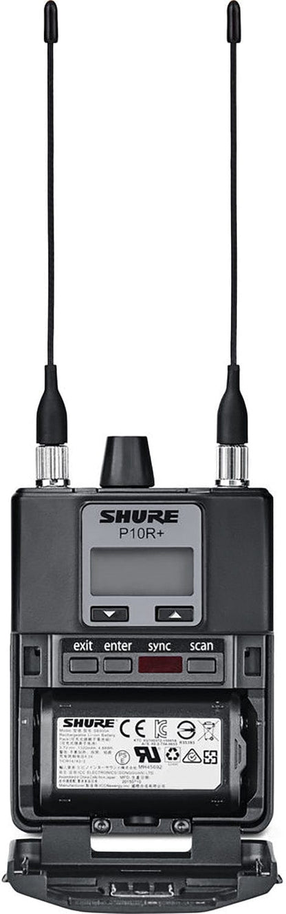 Shure P10TR+425CL-J8A PSM1000 Monitor System - Dual Transmitter/2x Bodypacks/2x Earphones - J8A Band - Solotech