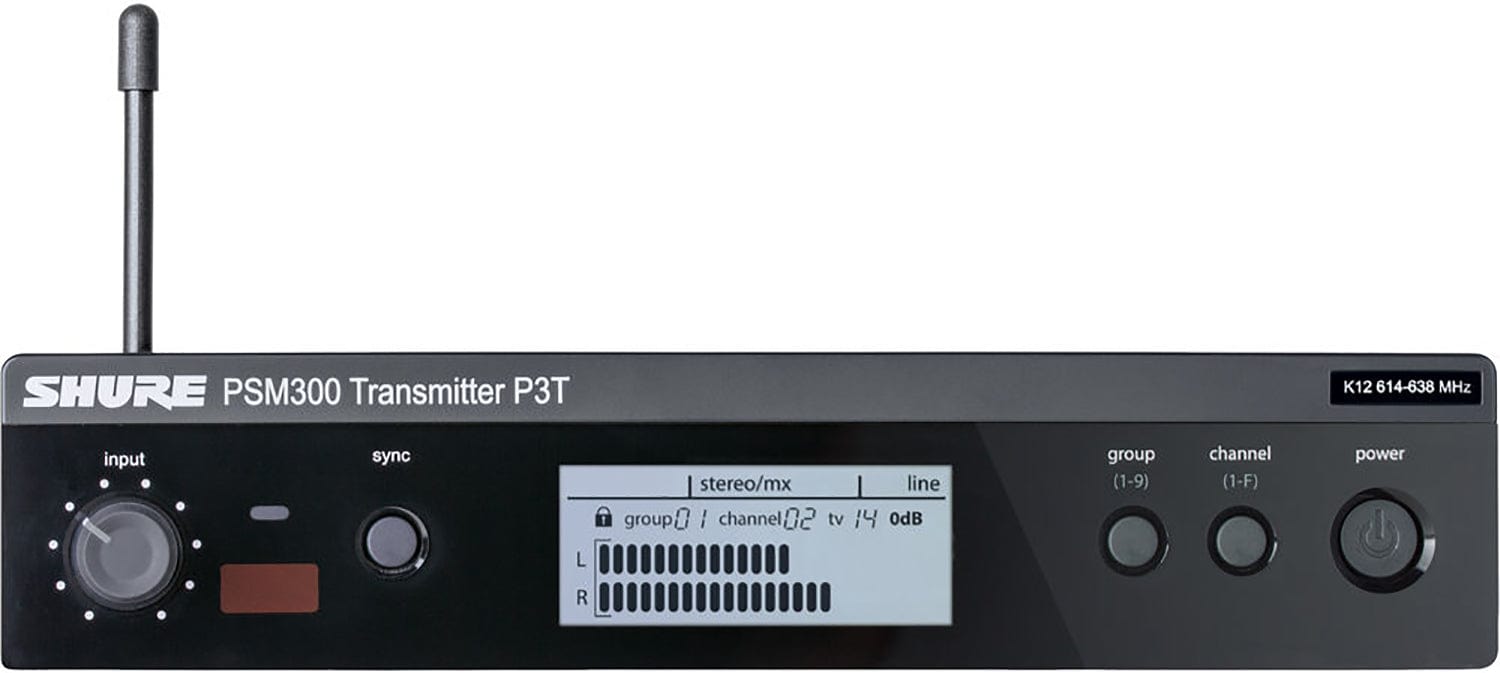 Shure P3T=-J13 Shure P3T=-J13 PSM300 Wireless Transmitter - J13 Band - PSSL ProSound and Stage Lighting