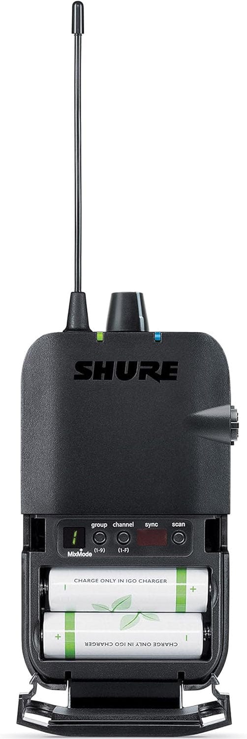 Shure P3TR112GR-H20 PSM 300 Wireless In-Ear Monitoring Set with SE112 Earphones - H20 Band - PSSL ProSound and Stage Lighting