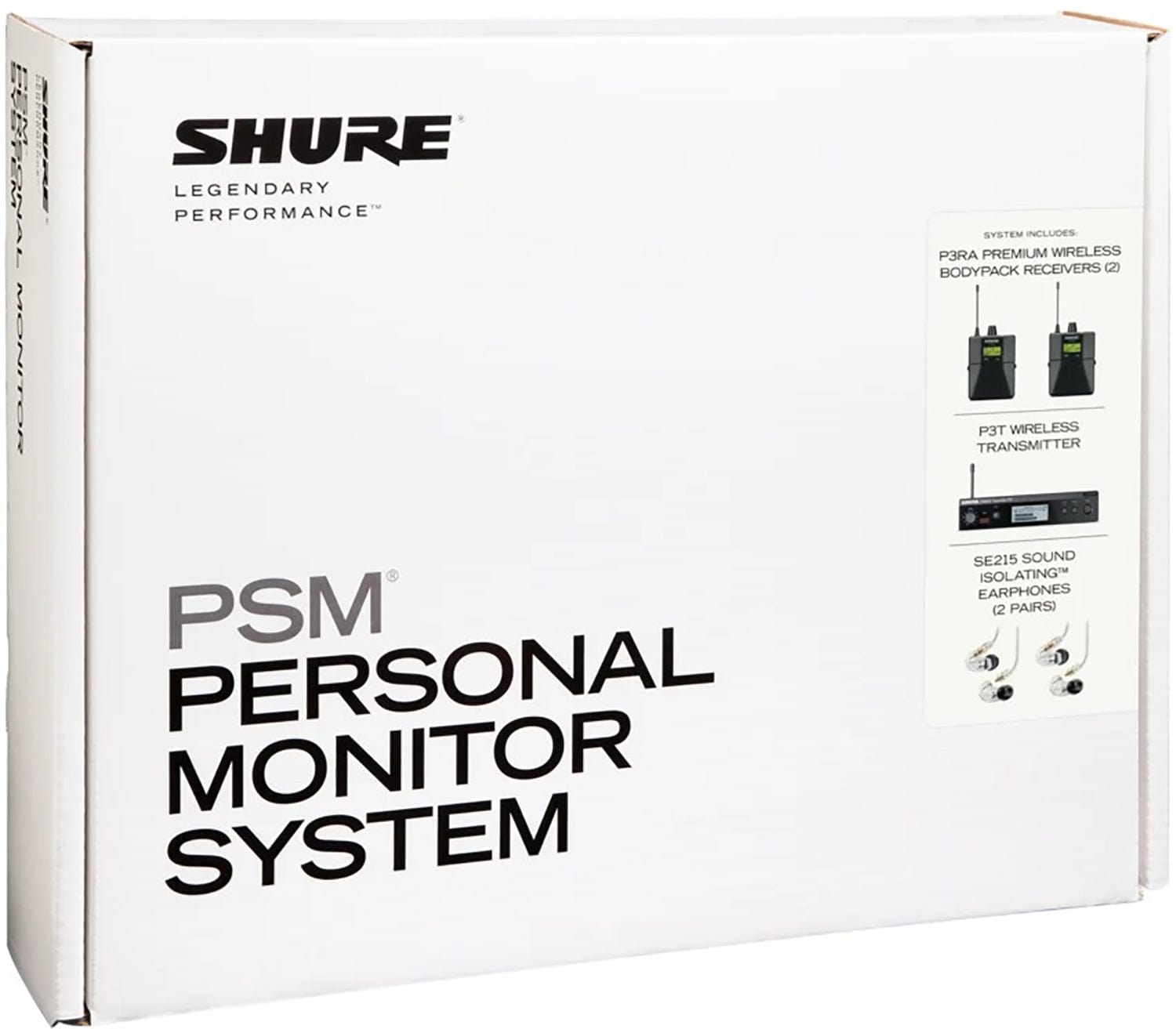 Shure P3TRA215TWP-G20 PSM300 Twinpack Pro Monitoring System with