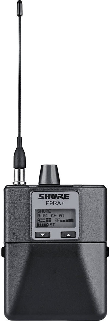 Shure P9RA+=-L6 Rechargeable Bodypack Receiver for Shure PSM900 Personal Monitor System - L6 Band - PSSL ProSound and Stage Lighting