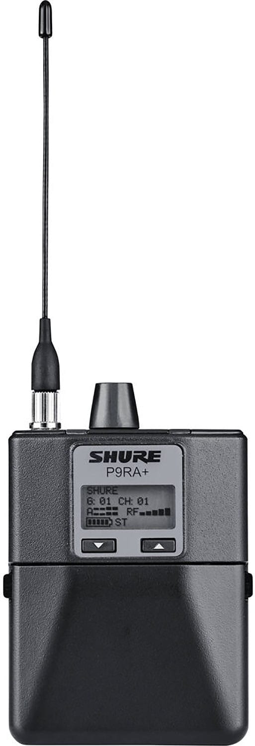 Shure P9RA+=-L6 Rechargeable Bodypack Receiver for Shure PSM900 Personal Monitor System - L6 Band - PSSL ProSound and Stage Lighting