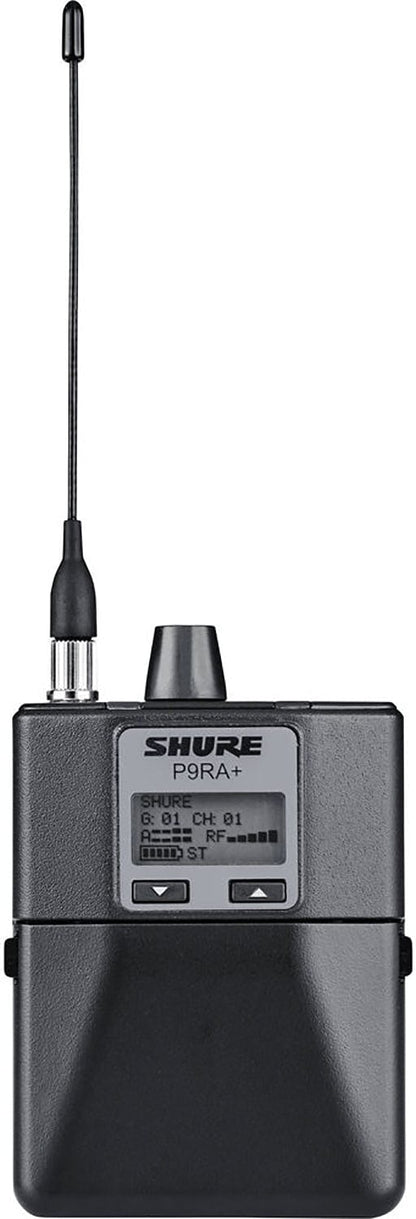 Shure P9RA+=-X55 Bodypack Receiver for PSM 900 Personal Monitor System - X55 Band - PSSL ProSound and Stage Lighting