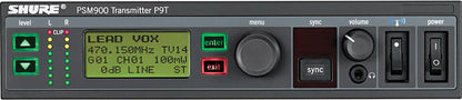 Shure P9T=-X55 Wireless Transmitter for PSM 900 Personal Monitor System - X55 Band - PSSL ProSound and Stage Lighting