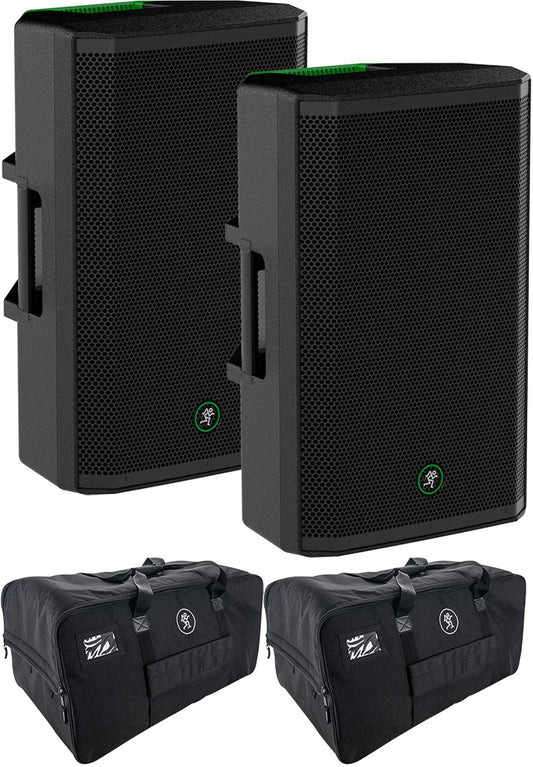Mackie Thrash212 12-Inch Powered Loudspeaker (x2) with Totes - PSSL ProSound and Stage Lighting