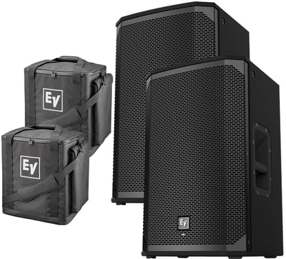 Electro-Voice EKX-12P 12-Inch Powered Speaker (x2) with Totes - PSSL ProSound and Stage Lighting