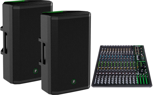 Mackie Thump212 Speakers (x2) and ProFX16v3 Analog Mixer - PSSL ProSound and Stage Lighting