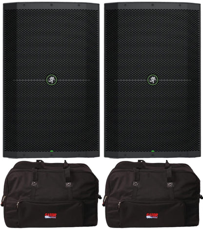 Mackie Thump215XT 15-Inch 1400W Enhanced Powered Speaker with Rolling Bag - Pair - PSSL ProSound and Stage Lighting