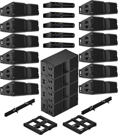 L-Acoustics PA-PACK-1647 Speaker System: KARAII Line Array (x12), KS28 Subwoofer (x4), LA12X Amplifier (x5), M-BUMP Bumper (x2), MBAR Extension Bar (x2)