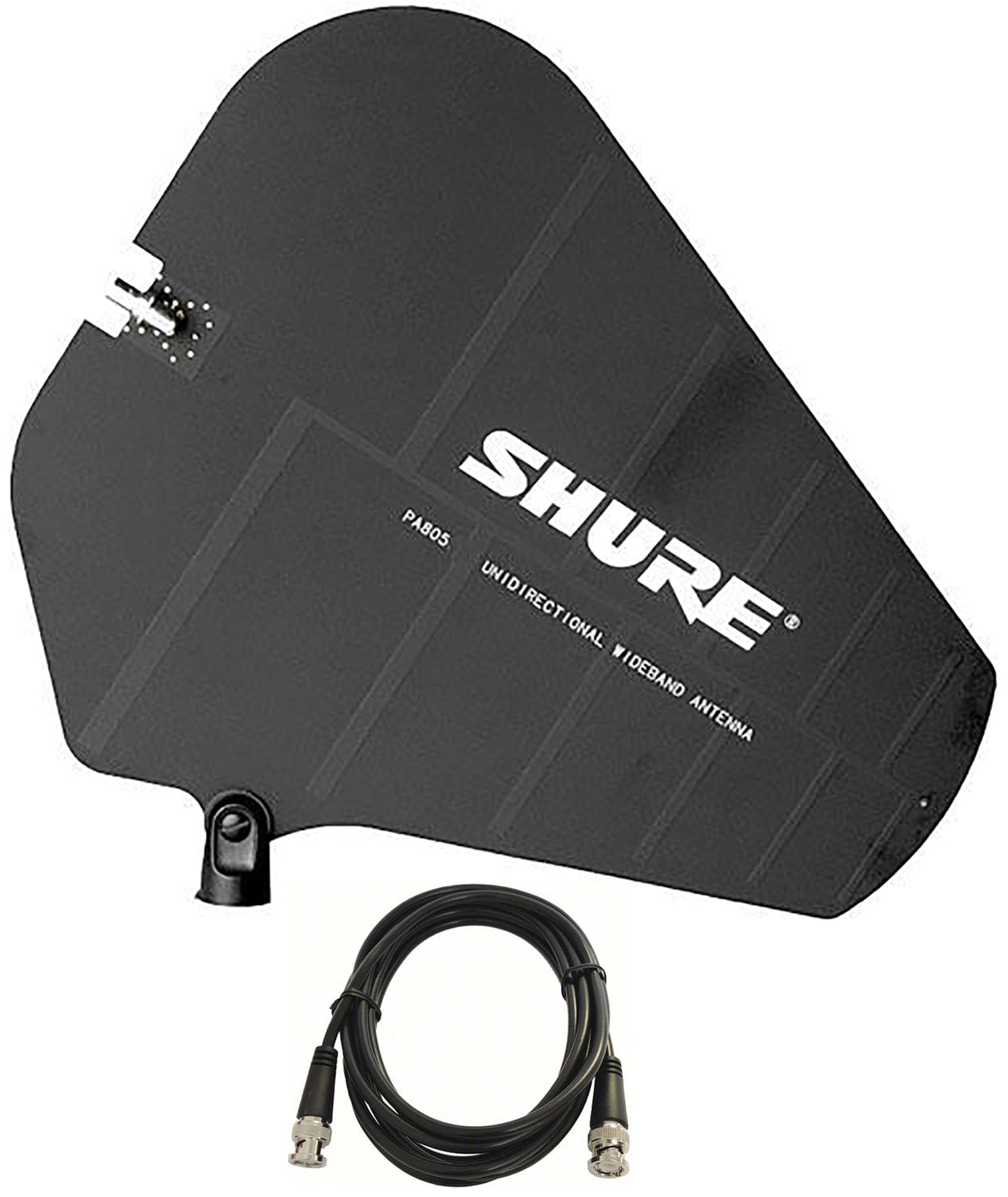 Shure PA805SWB Passive Directional Antenna with 10 Foot BNC Cable - 470-952 MHz - PSSL ProSound and Stage Lighting