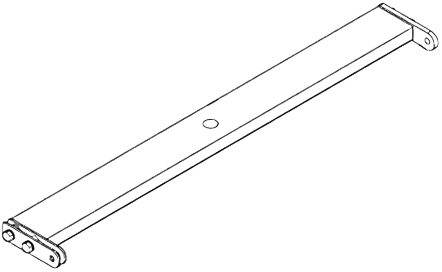 Q-SYS PB2082-I-BK Pullback Bar for Wl2082-I - Black - PSSL ProSound and Stage Lighting