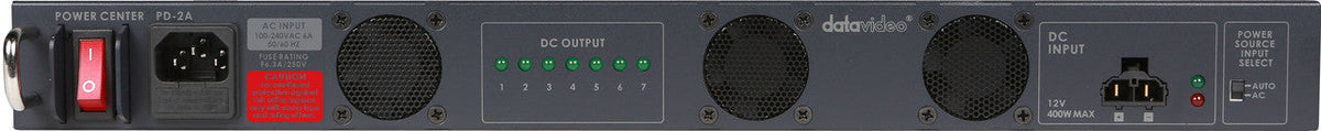 Datavideo PD-2A Power Distributor with 110 Volts/220 Volts