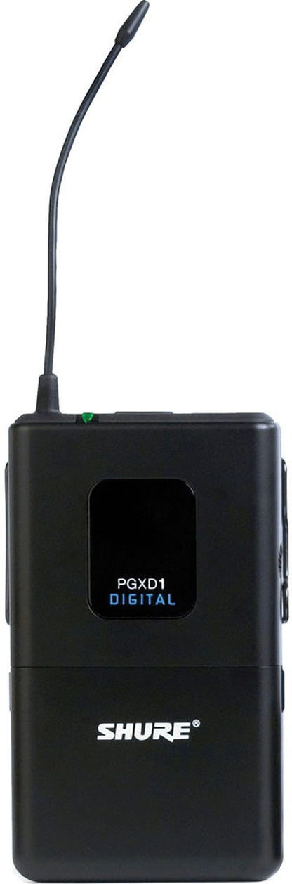 Shure PGXD1 Bodypack Transmitter, X8 Band - PSSL ProSound and Stage Lighting