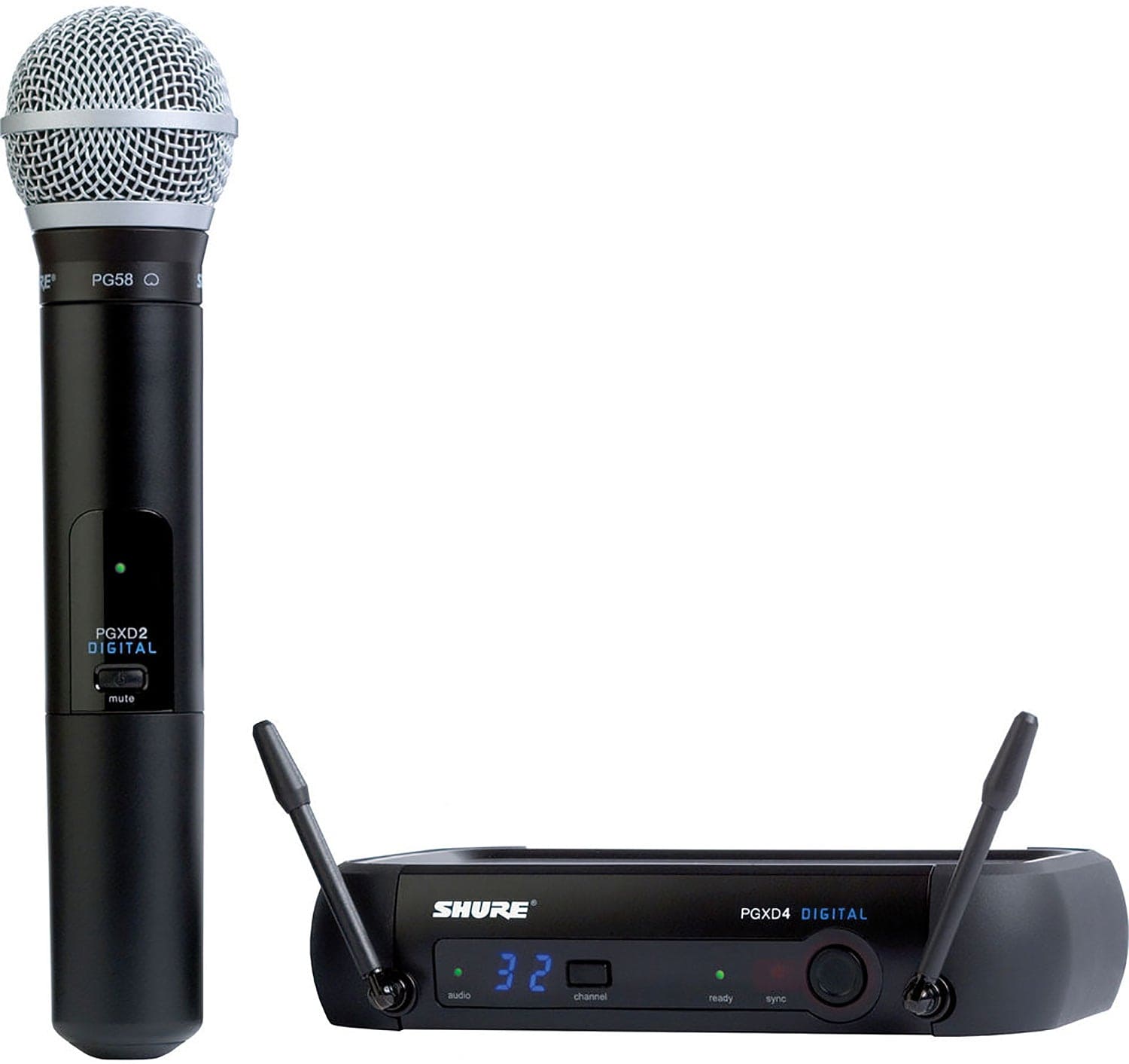 Shure PGXD24 Handheld Wireless System, X8 Band - PSSL ProSound and Stage Lighting