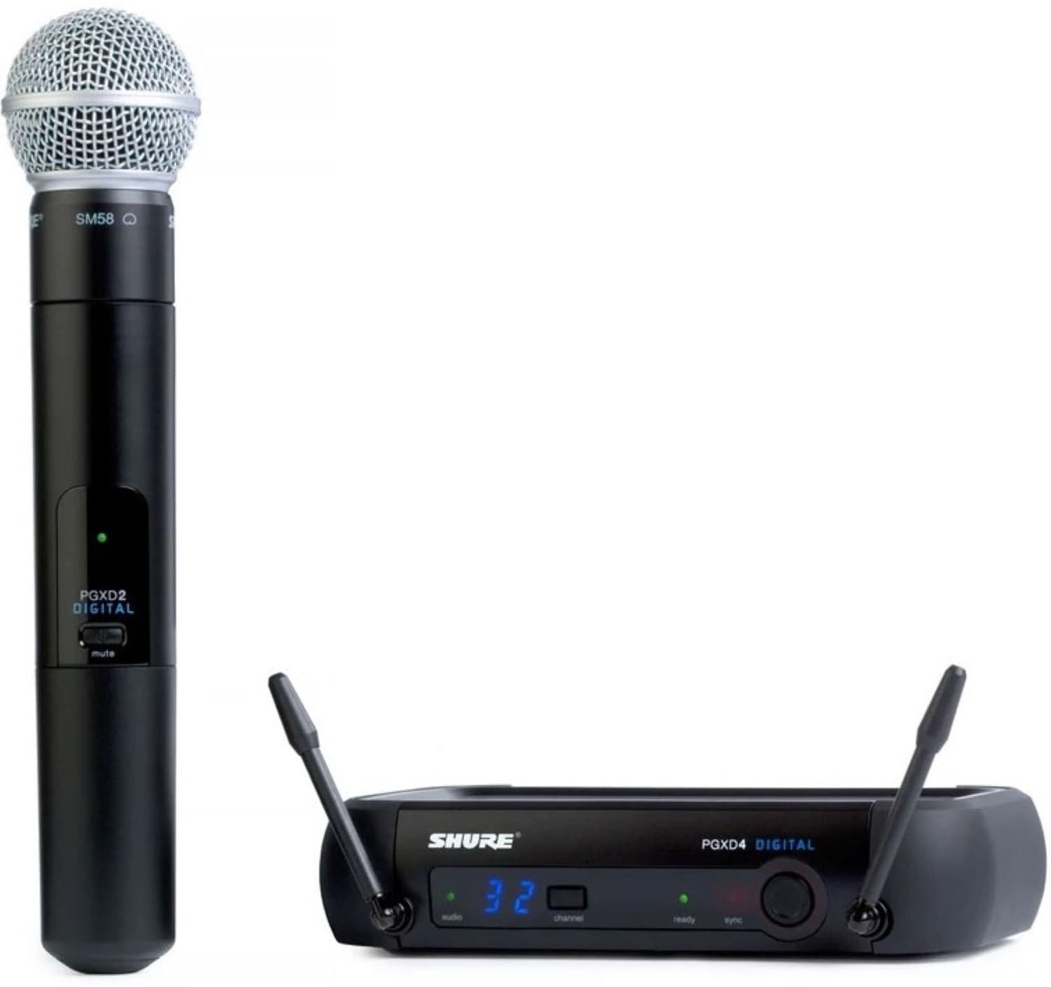 Shure PGXD24 Handheld Wireless System, X8 Band - PSSL ProSound and Stage Lighting