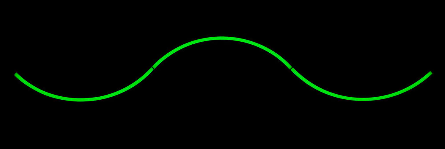 ADJ American DJ PIXIE-CURVE-60 1-Meter Curved LED Strip with Wired Digital Communication Network - PSSL ProSound and Stage Lighting