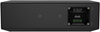 Q-SYS PL-DC24 2-Way Passive Dual 4-Inch Point Source Loudspeaker - Black - PSSL ProSound and Stage Lighting