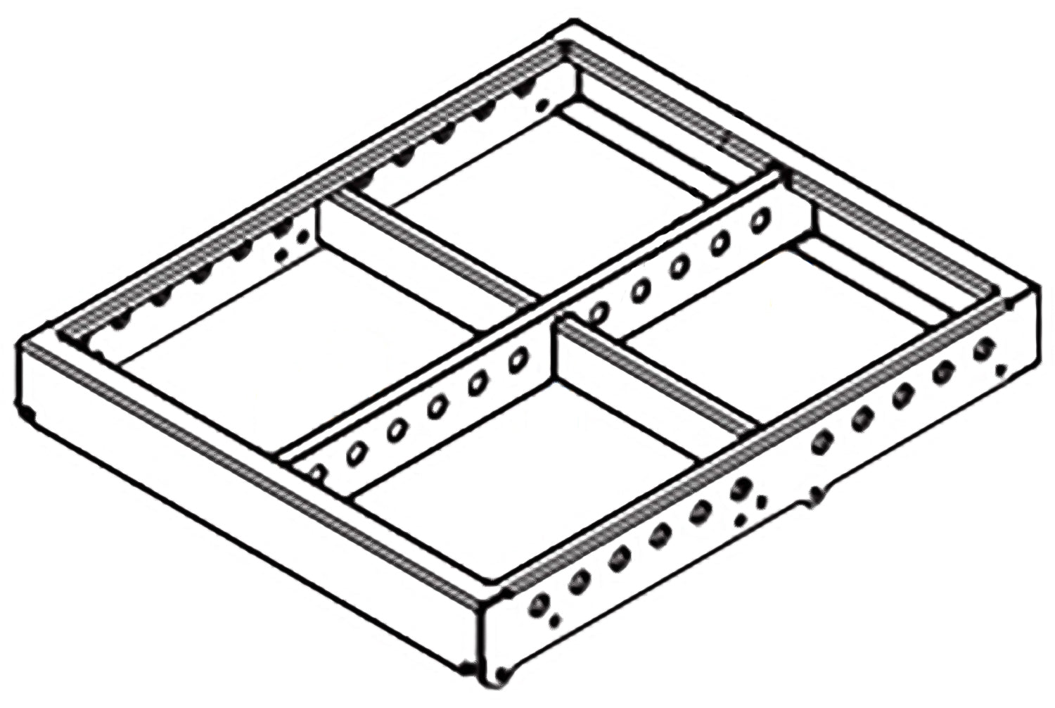 Q-SYS PL-LA12-AF Array Frame for PL-LA12 - Black - PSSL ProSound and Stage Lighting