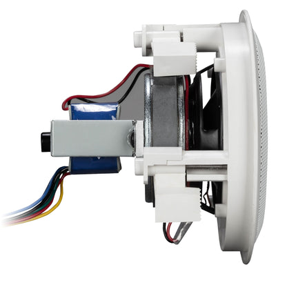 RCF PL 40 31/2" Flush Mnt. Ceil. Speaker With Line Transf., 8W, IP 44
