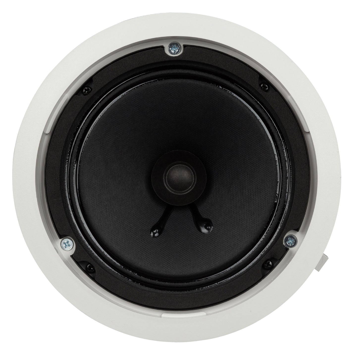 RCF PL 60 6" Twin-Cone Flush Mounting Ceiling Speaker, White, 6W, 70-100V