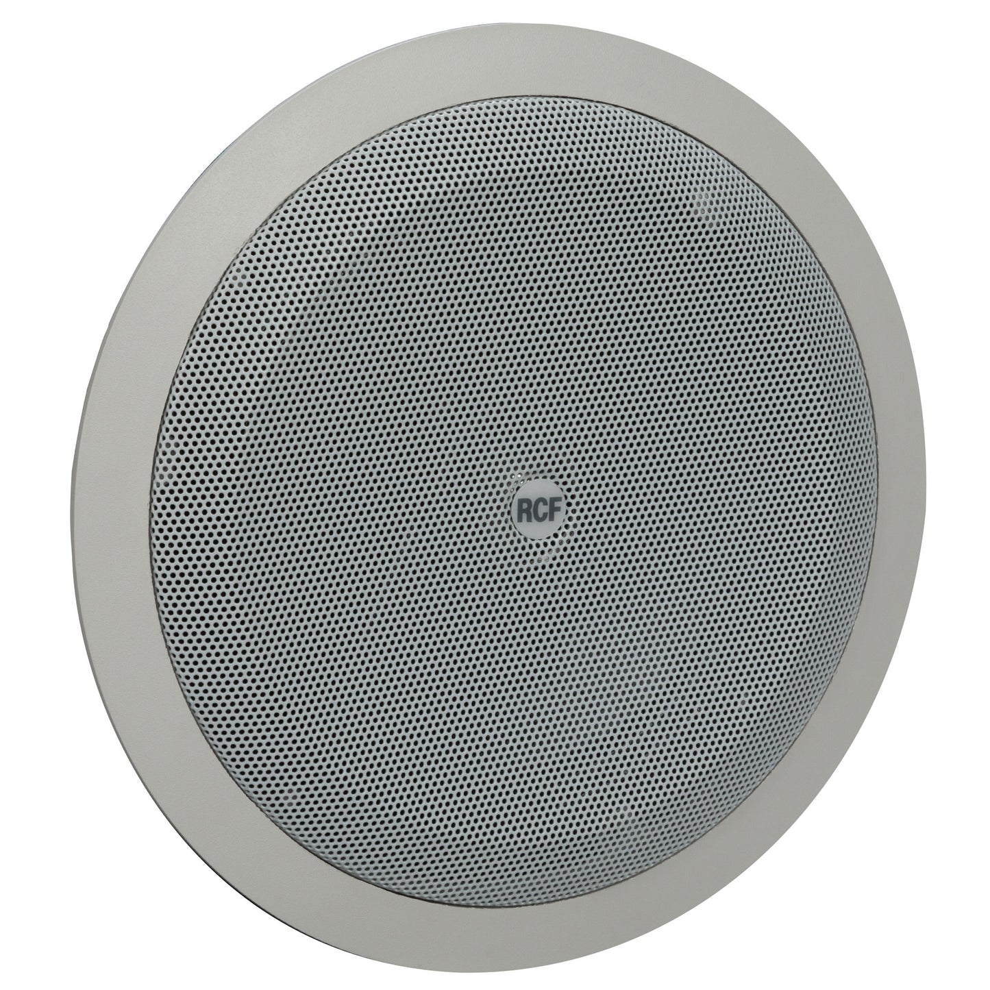 RCF PL 6X 6" Coax Flush Mnt. Ceil. Speaker With Line Transf., 12W, IP 44 (White)