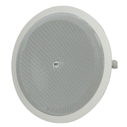 RCF PL8X W Passive 80W 8" 2-Way Coaxial Ceiling Speaker with Transformer - 70/100V (IP44) (White)