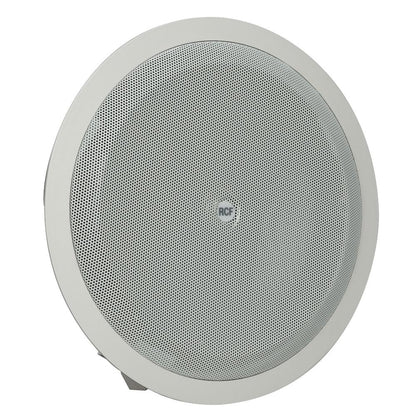 RCF PL8X W Passive 80W 8" 2-Way Coaxial Ceiling Speaker with Transformer - 70/100V (IP44) (White)