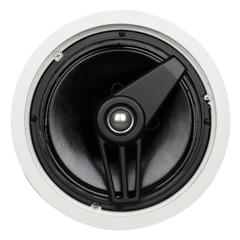 RCF PL8X W Passive 80W 8" 2-Way Coaxial Ceiling Speaker with Transformer - 70/100V (IP44) (White)