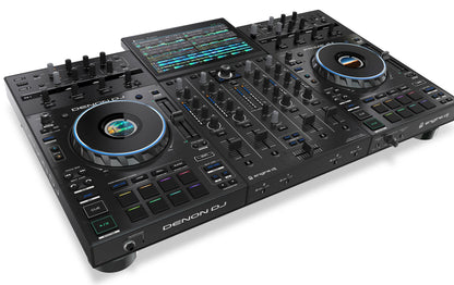 Denon Prime 4 Plus 4-Deck Standalone DJ Controller w/ Amazon Music - PSSL ProSound and Stage Lighting