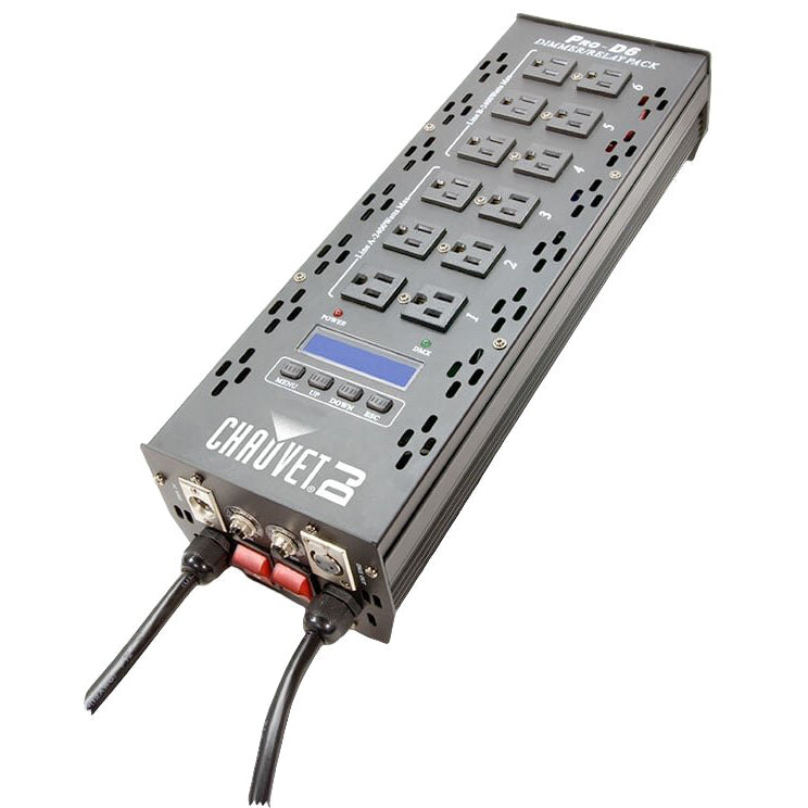 Chauvet DJ Pro-D6 6-Channel DMX Dimmer / Switch Pack