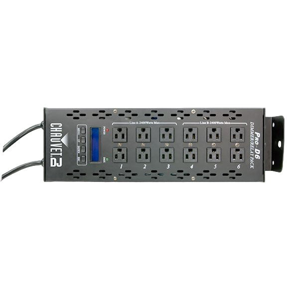 Chauvet DJ Pro-D6 6-Channel DMX Dimmer / Switch Pack