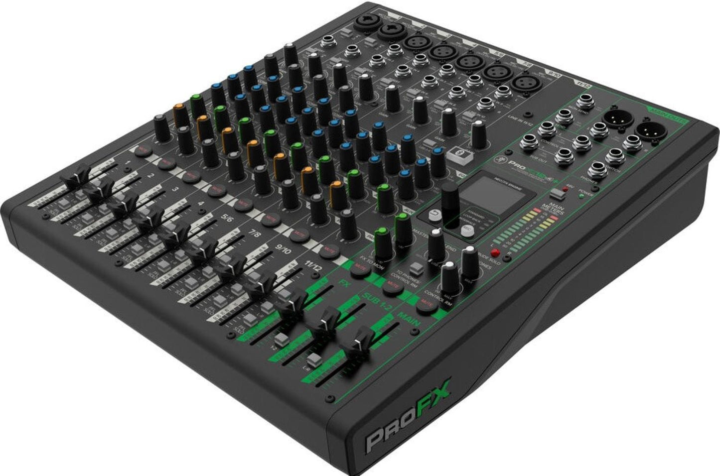 Mackie ProFX12v3+ 12-Channel Analog Mixer with Enhanced FX/USB Recording Modes/Bluetooth - PSSL ProSound and Stage Lighting