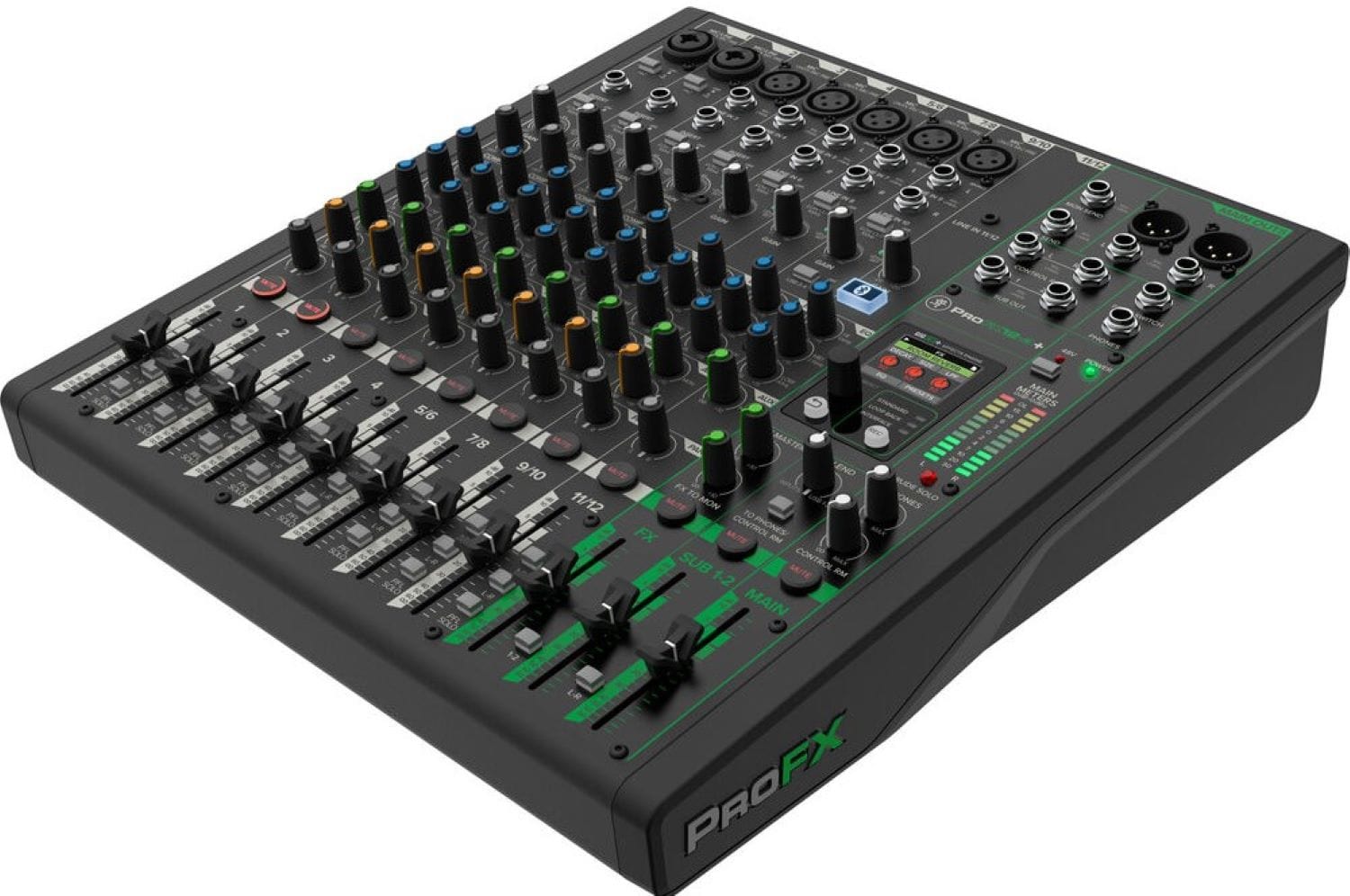 Mackie ProFX12v3+ 12-Channel Analog Mixer with Enhanced FX/USB Recording Modes/Bluetooth - PSSL ProSound and Stage Lighting