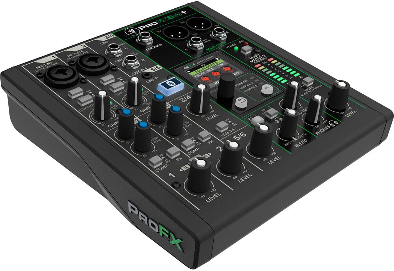 Mackie ProFX6v3+ 6-Channel Analog Mixer with Enhanced FX / USB Recording and Bluetooth - PSSL ProSound and Stage Lighting