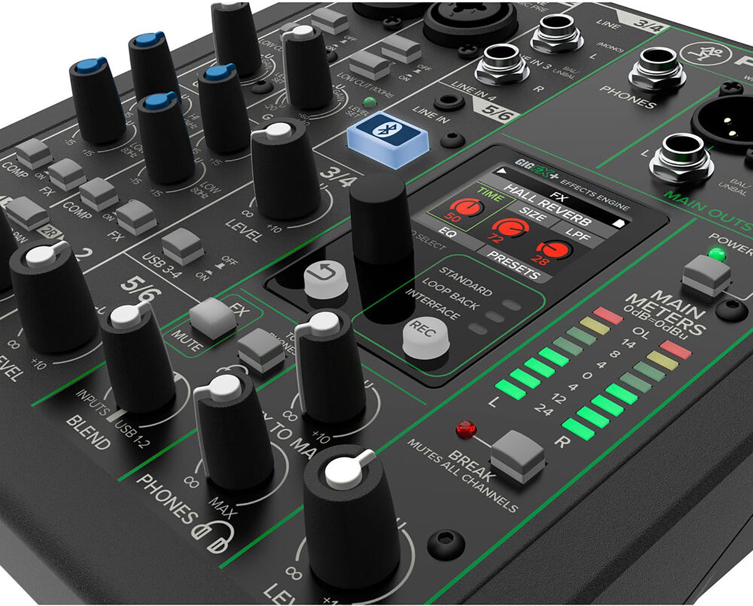 Mackie ProFX6v3+ 6-Channel Analog Mixer with Enhanced FX / USB Recording and Bluetooth - PSSL ProSound and Stage Lighting